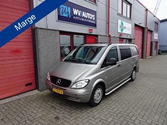 Vaurioauto  commercial vehicles Mercedes Vito 111 CDI 320 Lang DC luxe airco marge bus !!!!!!!!! 2008/8