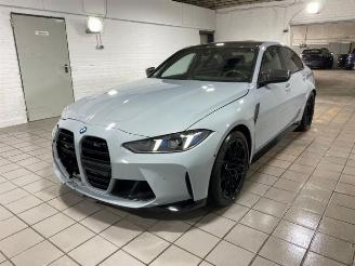 krockskadad bil auto BMW M3 Competition CARBONDACH/HUD/KAM/H&K/NAVI 2025/7