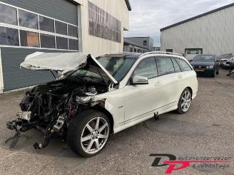Salvage car Mercedes C-klasse C Estate (S204), Combi, 2007 / 2014 2.2 C-200 CDI 16V BlueEFFICIENCY 2012/1