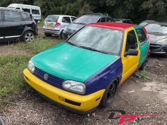 krockskadad bil auto Volkswagen Golf Golf III Cabrio Restyling (1E7), Cabrio, 1998 / 2002 2.0 1998/5