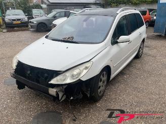 disassembly passenger cars Peugeot 307 307 SW (3H), Combi, 2002 / 2008 1.6 HDi 16V 2008/7
