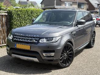 krockskadad bil auto Land Rover Range Rover sport 3.0 SD V6 292 PK AUTOMAAT PANORAMA -LEER -CAMERA -VOLL 2014/6