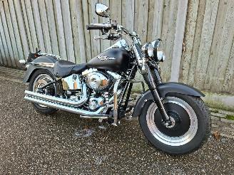 krockskadad bil motor Harley-Davidson Fat Boy FLSTF CUSTOM VANCE & HINES 2001/6