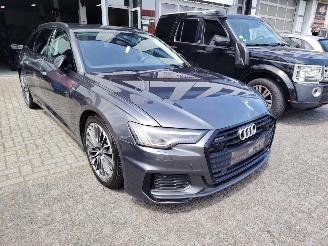 krockskadad bil auto Audi A6 avant 55 E-tfsi Quattro S-line 367PK! 2020/9