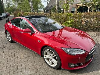 Voiture accidenté Tesla Model S 85BASE PANO LEER 2013/12
