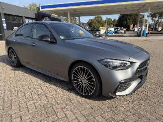 krockskadad bil auto Mercedes C-klasse 300 E Mild Hybride AMG -Line sedan 2023/6