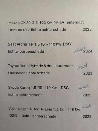  Mazda CX-30 2.5  - 103 Kw MHEV. Automaat Homura 2025/9