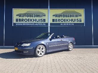 damaged passenger cars Saab 9-3 Cabrio 1.8t Linear 2005/7