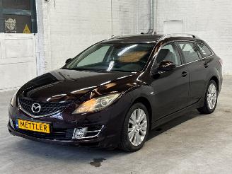 skadebil auto Mazda 6 2.0i 16V S-VT Combi/o  Benzine 1.999cc 108kW (147pk) FWD 2008/8