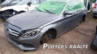 Salvage car Mercedes C-klasse C Estate (S205), Combi, 2014 / 2021 C-180 1.6 16V BlueEfficiency 2017/2