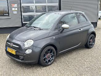 Voiture accidenté Fiat 500 0.9 TwinAir Blackjack 2011/1