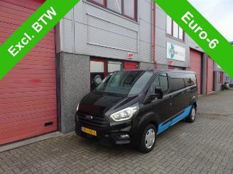krockskadad bil bedrijf Ford Transit Custom 340 2.0 TDCI L2H1 Trend airco 3 zits navi camera 2020/9