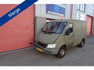 skadebil camper Mercedes  SPRINTER 208 CDI sprinter met camper kenteken marge 2000/6