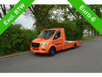 occasione veicoli commerciali Mercedes Sprinter 319 1.9 CDI crazy color edition autotransporter tijhof opbouw uniek !!! orgineel nl !!! 2023/3