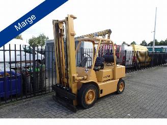 ocasión máquina Hyster  h 80 e vork heftruck met lange vaste lepels 1985