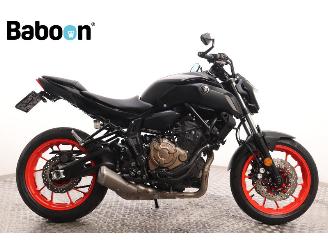 danneggiata motocicli Yamaha MT-07 ABS 2020/10