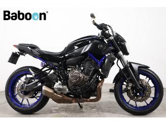 krockskadad bil motor Yamaha MT-07 ABS 2016/1