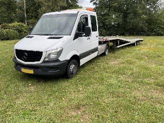 Mercedes Sprinter 519 DUBBEL CABINNE MET OPLEGGER AUTOTRANSPORTER picture 2