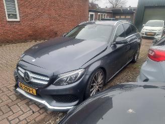 krockskadad bil auto Mercedes C-klasse 350e estate hybrid automaat 2015/6