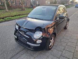 skadebil auto Fiat 500C 1.2i lounge cabrio 2014/1