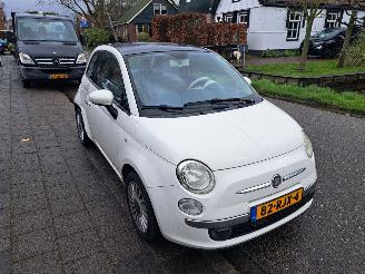 Vaurioauto  passenger cars Fiat 500 1.2i lounge 2011/3