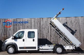 Vaurioauto  passenger cars Citroën Jumper 2.2 HDi 3Zijdige Kipper Dubbele Cabine Airco Navi 110KW Euro 5 2016/8