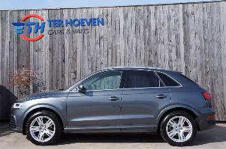 krockskadad bil auto Audi Q3 2.0 TDi S-line Quattro Airco Navi Cruise Pano Stoelverw 110KW Euro 6 2016/9