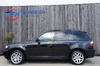 uszkodzony samochody osobowe BMW X3 2.5i X-Drive M-Pakket Airco Navi Pano Stoelverwarming 141KW Euro 4 2006/7