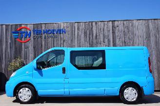 krockskadad bil auto Renault Trafic 2.0 DCi Lang Dubbele Cabine Airco Trekhaak 66KW Euro 4 2007/2