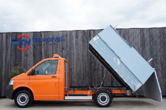 krockskadad bil auto Volkswagen Transporter T5 2.0 Benzine Kipper! Trekhaak 85KW Euro 4 2009/2