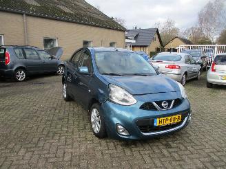 krockskadad bil auto Nissan Micra 1.2 DIG-S Visia 2014/11