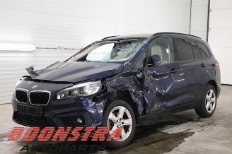 disassembly passenger cars BMW 2-serie 2 serie Gran Tourer (F46), MPV, 2014 218i 1.5 TwinPower Turbo 12V 2017/6