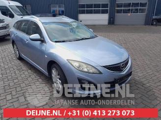 Coche siniestrado Mazda 6 6 SportBreak (GH19/GHA9), Combi, 2008 / 2013 2.0i 16V S-VT 2011/4