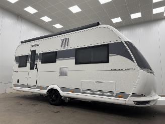 krockskadad bil caravan Hobby  Excellent Black-Line Edition Airco Mover 2026/8