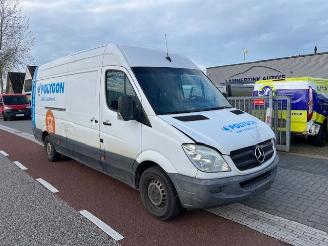 krockskadad bil bedrijf Mercedes Sprinter 313 CDI 95KW MAXI L3H2 AIRCO KLIMA 2012/1