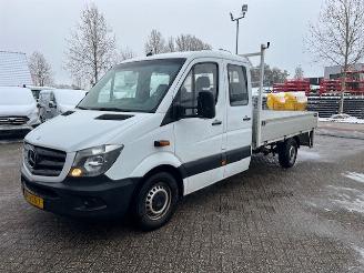 skadebil bedrijf Mercedes Sprinter 313 CDI DC 6P MAXI  PICK UP PRITSCHE EURO6 2014/4