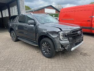 damaged commercial vehicles Ford Ranger 2.0D 150KW WILDTRAK DOUBLE CAB.  AUT. KLIMA LEER NAVI 2024/6