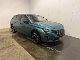 krockskadad bil auto Peugeot 308 1.6 16V HYbrid 180 e-EAT8 Combi/o 4Dr Elektrisch Benzine 1.598cc 133kW (181pk) FWD 2023/9