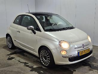 Unfallwagen Fiat 500 0.9 TwinAir 85 Hatchback  Benzine 875cc 63kW (86pk) FWD 2012/2