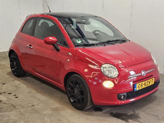 uszkodzony samochody osobowe Fiat 500 0.9 TwinAir 85 Hatchback  Benzine 875cc 63kW (86pk) FWD 2011/8