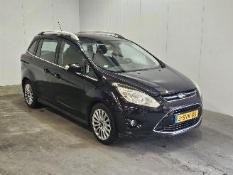 Unfallwagen Ford Grand C-Max 1.0 Ti-VCT EcoBoost 12V 125 MPV  Benzine 998cc 92kW (125pk) FWD 2013/12