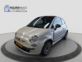 krockskadad bil auto Fiat 500C 1.2  CABRIO 2012/3