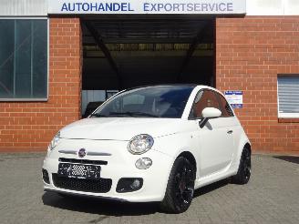 Coche accidentado Fiat 500 Cabrio, Airco, Half leer, Euro6 2014/6
