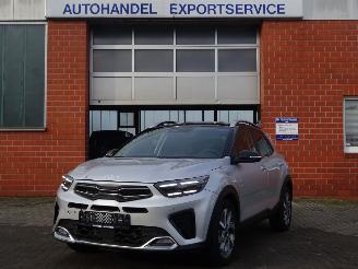 Voiture accidenté Kia Stonic GT-Line 1.0i Automaat, Lane assist, Adaptive cruise, Hafl leer, Navi 2023/8