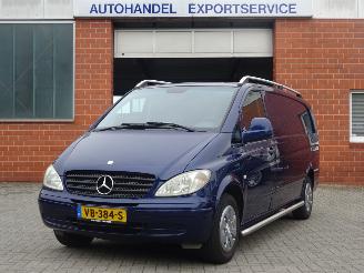 uszkodzony samochody ciężarowe Mercedes Vito 111 CDI Lang, Airco, Navi, Schuifdeur, 129.000 KM !! 2009/7