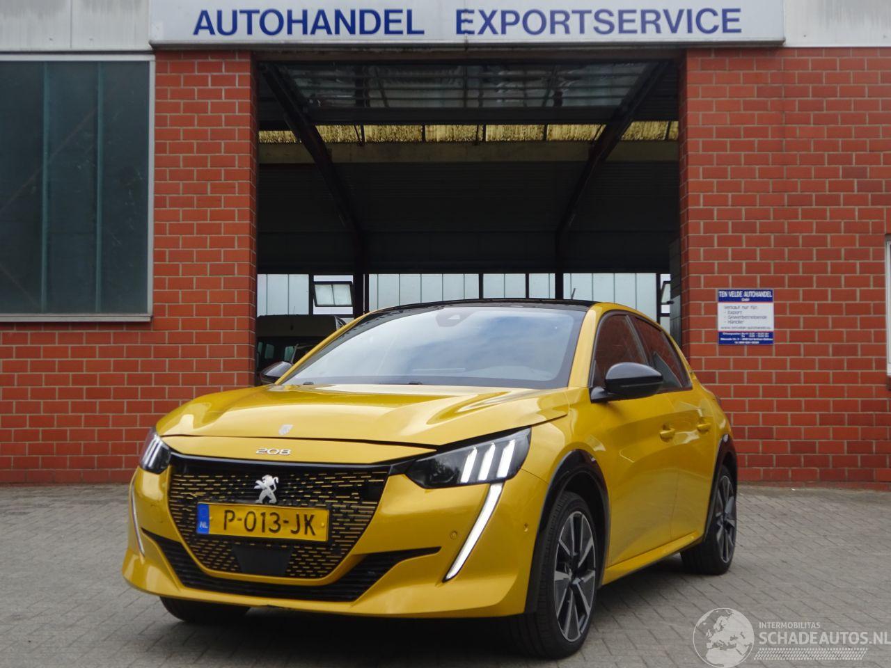 Peugeot e-208 EV GT Pack 50 kWh, Panorama, Leer/alca, Navi, Climate & Cruise Control