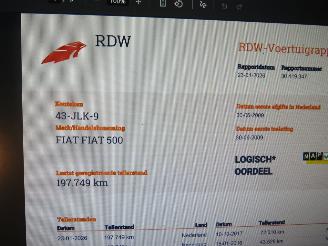 Fiat 500 1.2 Automaat Pop  Schuifdak leer Sport Airco Navigatie  2009 Topstaat picture 12