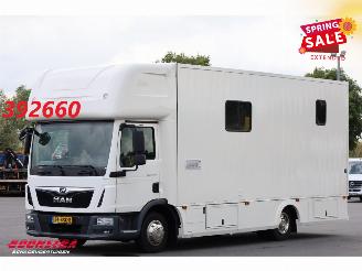 Schade vrachtwagen MAN TGL 8.190 Robrise Horsetruck + Camper Camera 61.047 KM! 2019/3