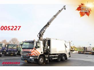 dommages camions /poids lourds DAF  Faun Variopress II Hiab 211 BW-3 HiPro Kran Müllwagen 2014/3