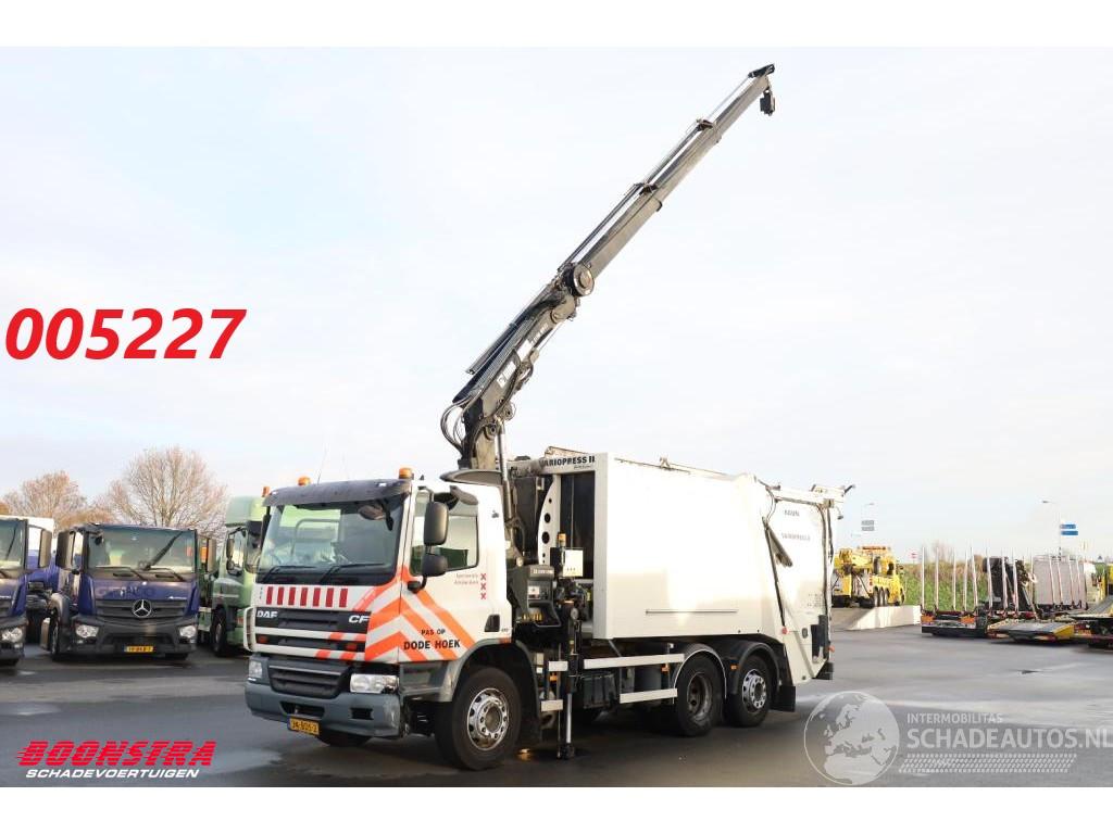 DAF  Faun Variopress II Hiab 211 BW-3 HiPro Kran Müllwagen